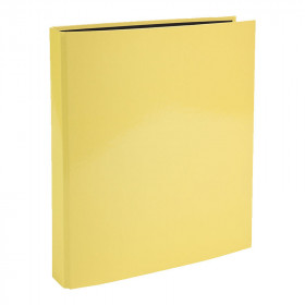 photo-Classeur - A4 - 4 anneaux - Jaune pastel - Dos 25mm - Aquarel - Exacompta