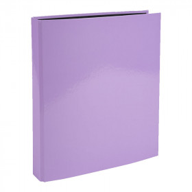photo-Classeur - A4 - 4 anneaux - Mauve pastel - Dos 25mm - Aquarel - Exacompta