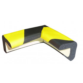 photo-Coins de table en mousse - Protection - Noir/Jaune - Viso