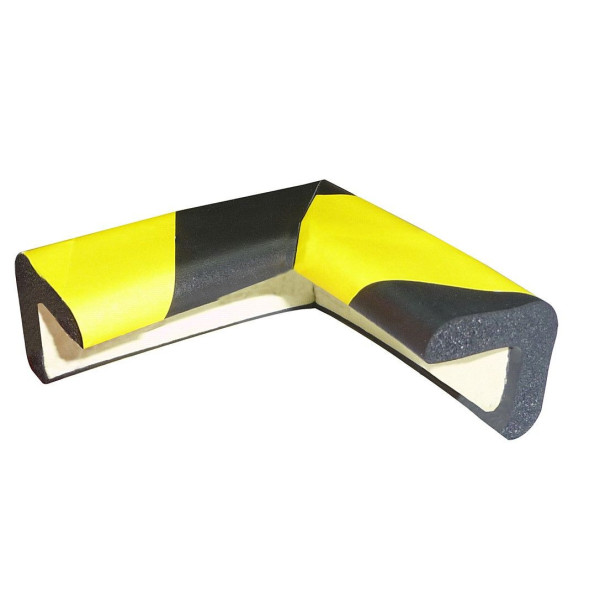photo-Coins de table en mousse - Protection - Noir/Jaune - Viso
