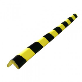 photo-Protection de coin de table en mousse - Noir/Jaune - 75 cm - Viso