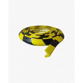 photo-Protection angle droit en mousse - Noir/Jaune - Rouleau de 75 cm  - Viso