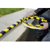 Protection angle droit en mousse - Noir/Jaune - Rouleau de 75 cm  - Viso
