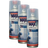 photo-Lot de 3 bombes de vernis de finition - Automobile - Brillant - 2K Spray max - 400ml