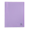 photo-Porte-vue - 80 vues - Mauve pastel - Polypro - A4 - Exacompta