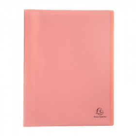 photo-Porte-vue - 80 vues - Corail pastel - Polypro - A4 - Exacompta