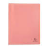 photo-Porte-vue - 80 vues - Corail pastel - Polypro - A4 - Exacompta