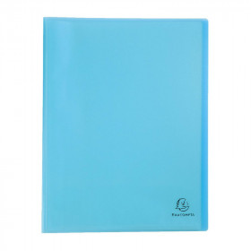 photo-Porte-vue - 80 vues - Bleu pastel - Polypro - A4 - Exacompta