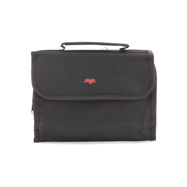 Trousse de toilette de voyage - Noir - Pliable - Sign