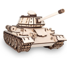 Modélisme - Maquette 3D - Char - Tank T-34 -  600 pièces - Bois - Puzzle