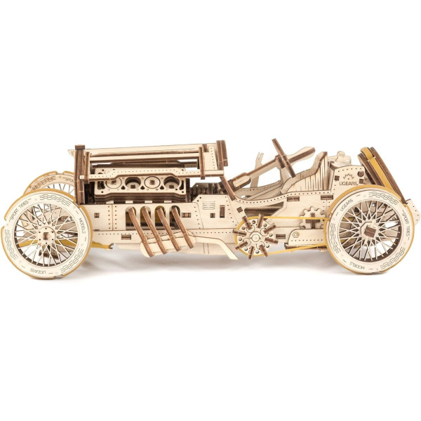 photo-Modélisme - Maquette 3D - Voiture - Bolide U-9 grand prix - 384 pièces - Bois - UGears
