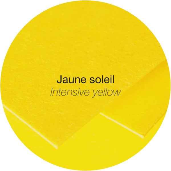 Cartes - 8,2x12,8cm - 210g - Pollen - Jaune soleil - 25 unités - Clairefontaine