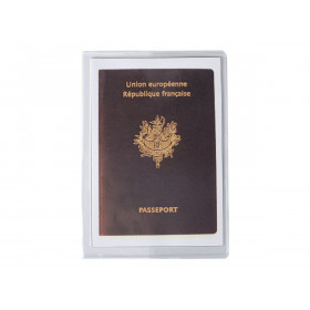 Etui de protection pour passeport - Plastique - Transparent - Exacompta