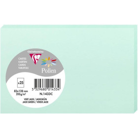 photo-Cartes - 8,2x12,8cm - 210g - Pollen - Vert jade - 25 unités - Clairefontaine