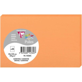photo-Cartes - 8,2x12,8cm - 210g - Pollen - Clémentine - 25 unités - Clairefontaine