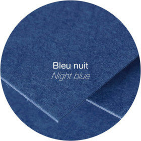 Cartes - 8,2x12,8cm - 210g - Pollen - Bleu nuit - 25 unités - Clairefontaine
