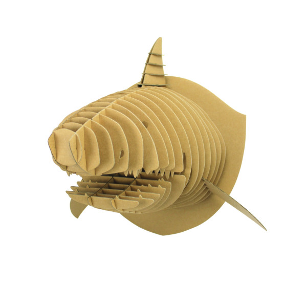 photo-Trophée - Requin - Carton - A assembler - CTOP