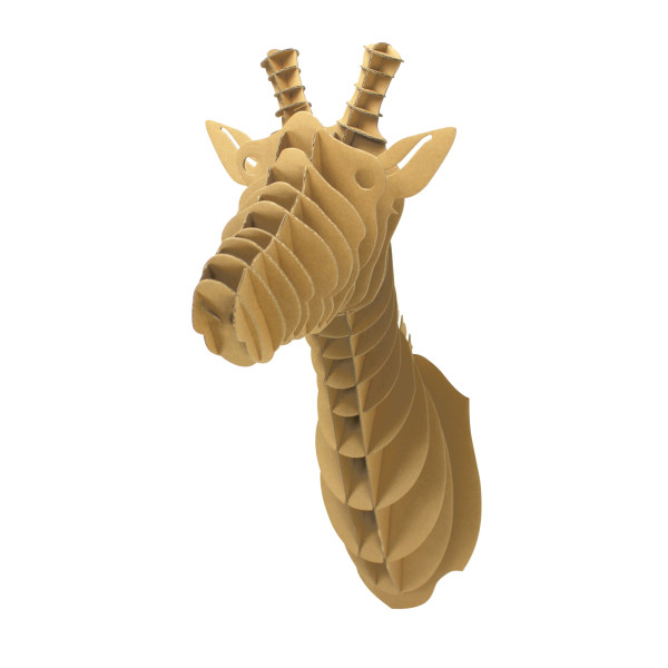 photo-Trophée - Girafe - Carton - A assembler - CTOP