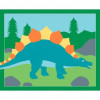 6 cartes sable paillette - Dinosaures - Activités pour enfant
