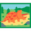 6 cartes sable paillette - Dinosaures - Activités pour enfant