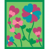 6 cartes sable paillette - Cœurs nounours - Activités pour enfant