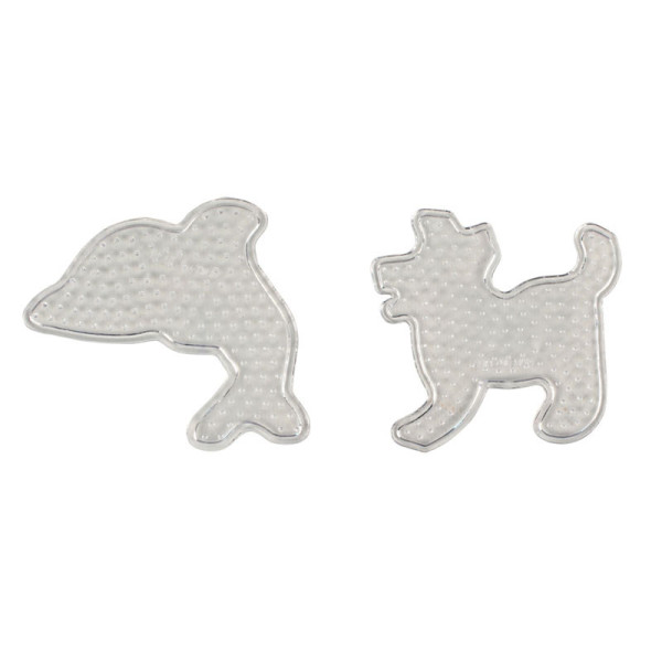 photo-Plaque pour perles à repasser - Dauphin - Chien - 2 pièces