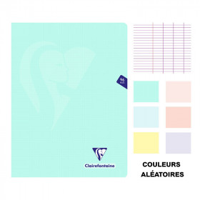 photo-Cahier - 24x32(cm) - Grands carreaux - 96 pages - couverture en polypro - sans spirale - Clairefontaine