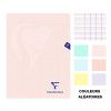 Cahier - 24x32(cm) - Grands carreaux - 96 pages - couverture en polypro - sans spirale - Clairefontaine