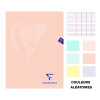 Cahier - 24x32(cm) - Grands carreaux - 96 pages - couverture en polypro - sans spirale - Clairefontaine