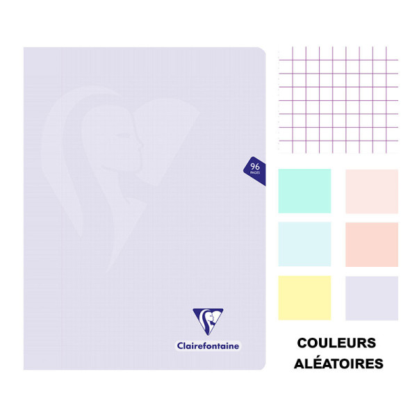 photo-Cahier - 24x32(cm) - Petits carreaux - 96 pages - couverture en polypro - sans spirale - Clairefontaine