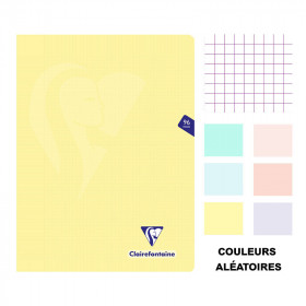Cahier - 24x32(cm) - Petits carreaux - 96 pages - couverture en polypro - sans spirale - Clairefontaine