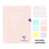 Cahier - 24x32(cm) - Petits carreaux - 96 pages - couverture en polypro - sans spirale - Clairefontaine