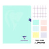 Cahier - 24x32(cm) - Petits carreaux - 96 pages - couverture en polypro - sans spirale - Clairefontaine