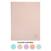 Porte-vue - 120 vues - Couleurs pastels - Exacompta