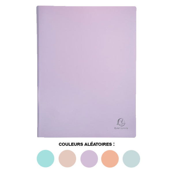 Porte-vue - 120 vues - Couleurs pastels - Exacompta