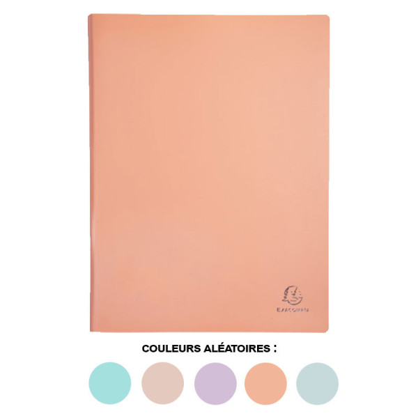 Porte-vue - 120 vues - Couleurs pastels - Exacompta