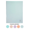 Porte-vue - 120 vues - Couleurs pastels - Exacompta