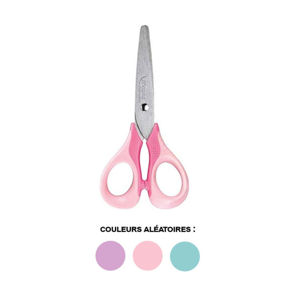 Ciseaux scolaires - Ergonomique - 13 cm - Sensoft Pastel - Maped
