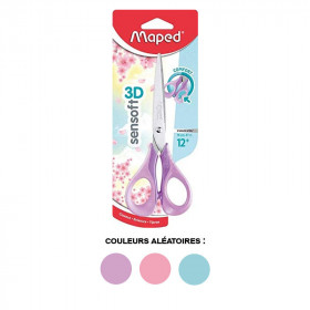 photo-Ciseaux scolaires - Ergonomique - 16 cm - Sensoft Pastel - Maped