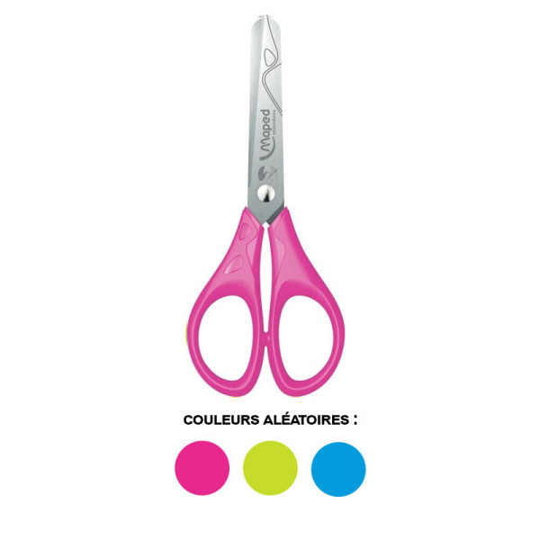 photo-Ciseaux scolaires - Ergonomique - Sécurité - 13 cm - Security - Maped