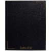 photo-Livre d'or - Noir - Couverture imitation cuir - 26x26cm - 128 pages blanches