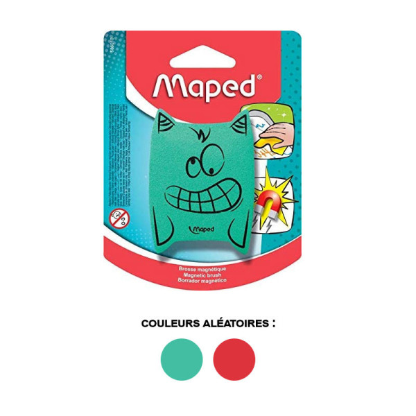 photo-Brosse pour ardoises et tableaux blancs - Magnétique - Maped