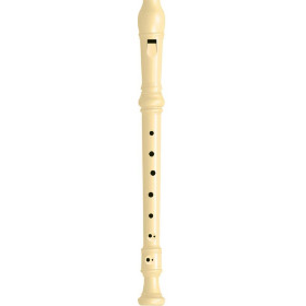 photo-Flûte à bec en plastique - Moderne - Avec écouvillon et étui - Soprano