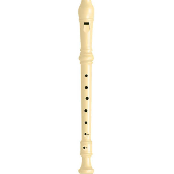 photo-Flûte à bec en plastique - Moderne - Avec écouvillon et étui - Soprano