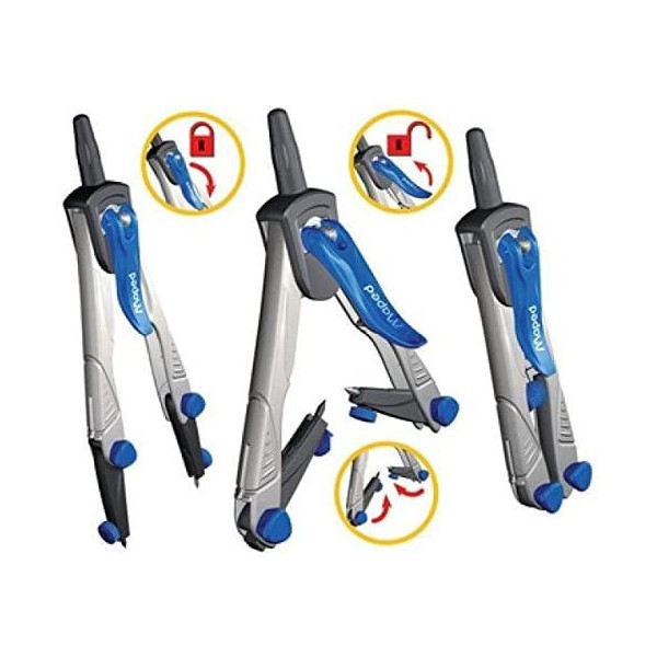 Compas technique - Scolaire - Coffret 5 pièces - Technic Compact - Maped