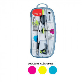 Compas de précision - Scolaire - Coffret 3 pièces - Précision System - Maped