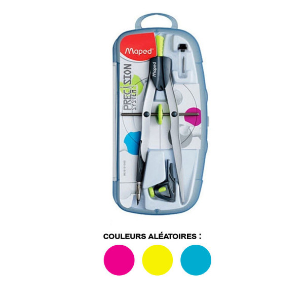 Compas de précision - Scolaire - Coffret 3 pièces - Précision System - Maped