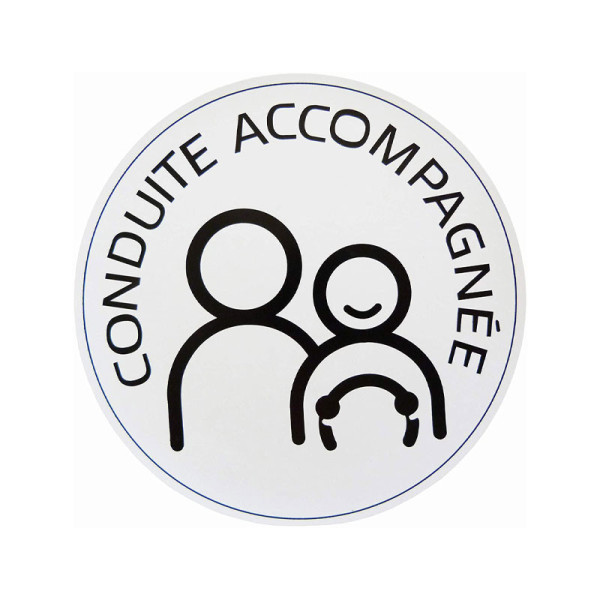Disque conduite accompagnée magnétique - My color'pop