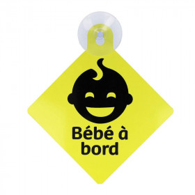 Disque Bébé à bord réfléchissant avec ventouse - My color'pop | Artmania