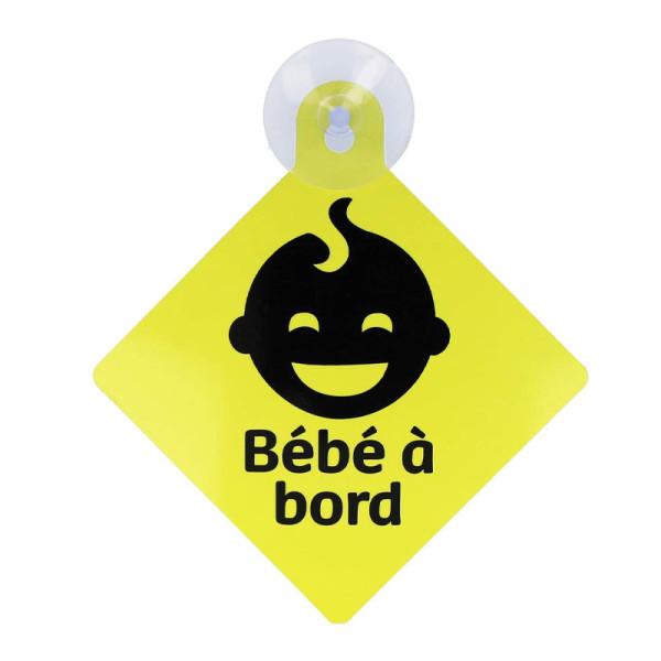 Disque Bébé à bord réfléchissant avec ventouse - My color'pop | Artmania